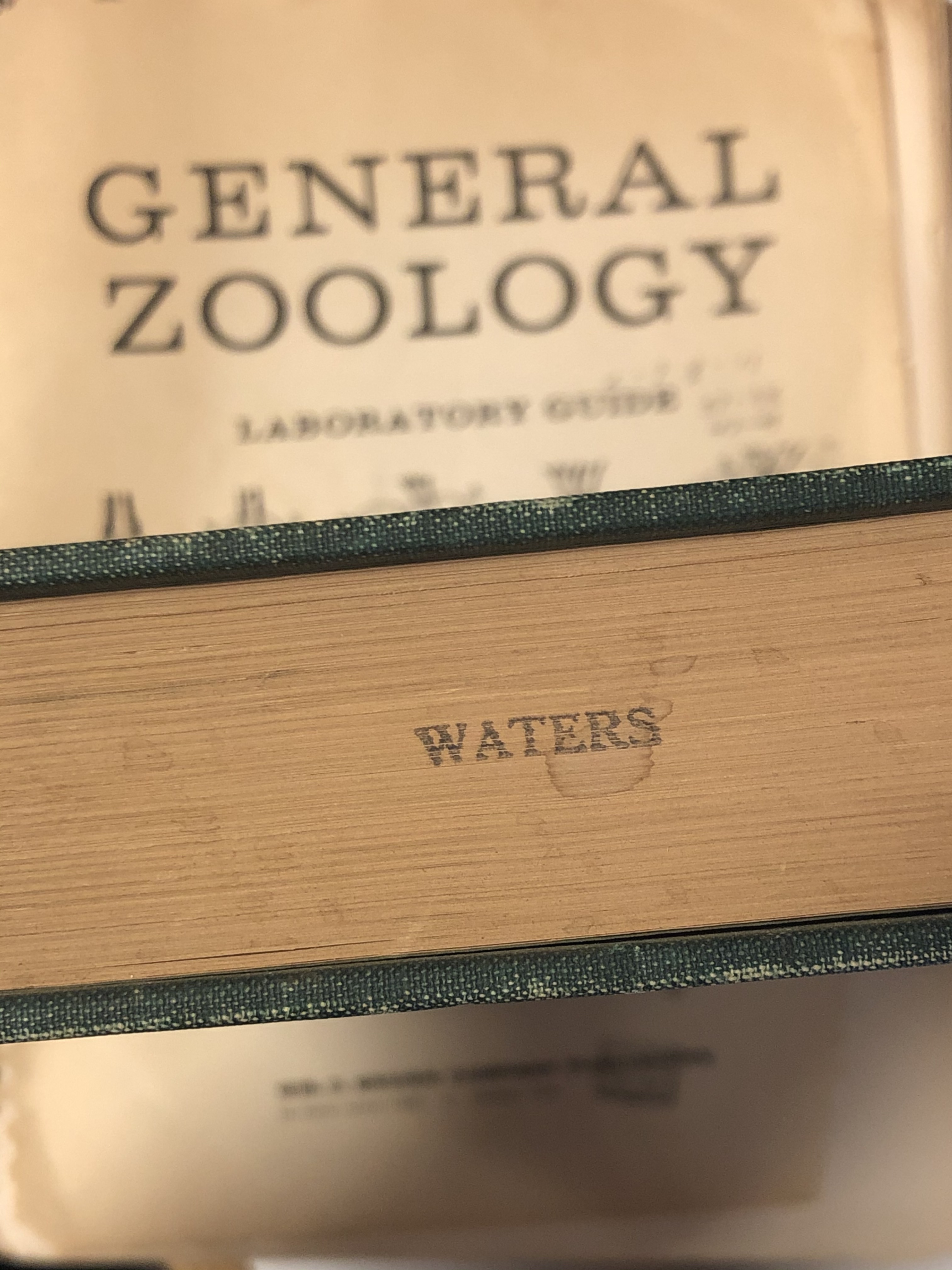 Zoology textbook