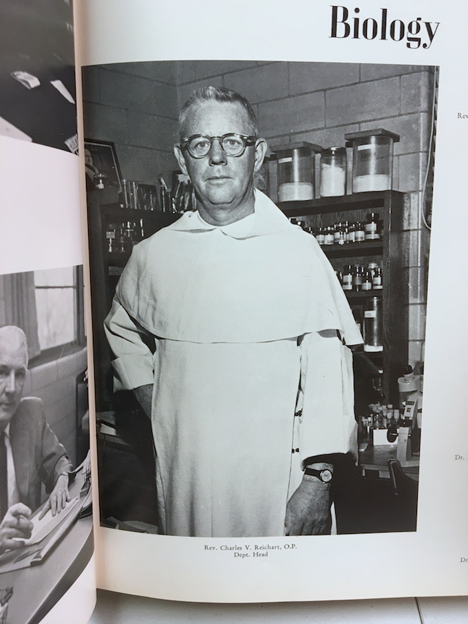 Father Reichart at Providence College